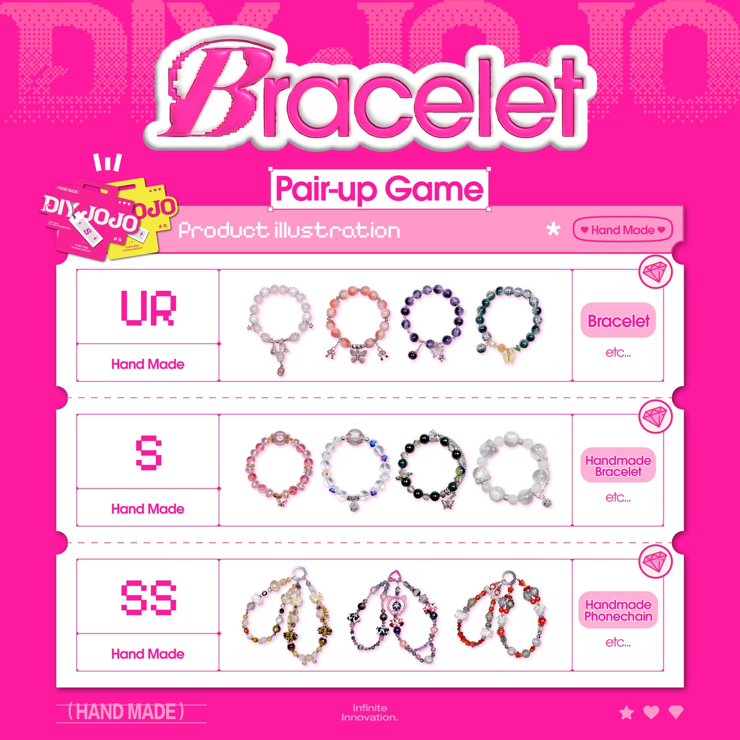Bracelet pair-up game