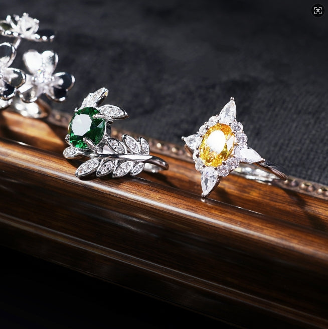【Blind Box】Shimmer Flutter - Zircon&Rhinestone Jewelry