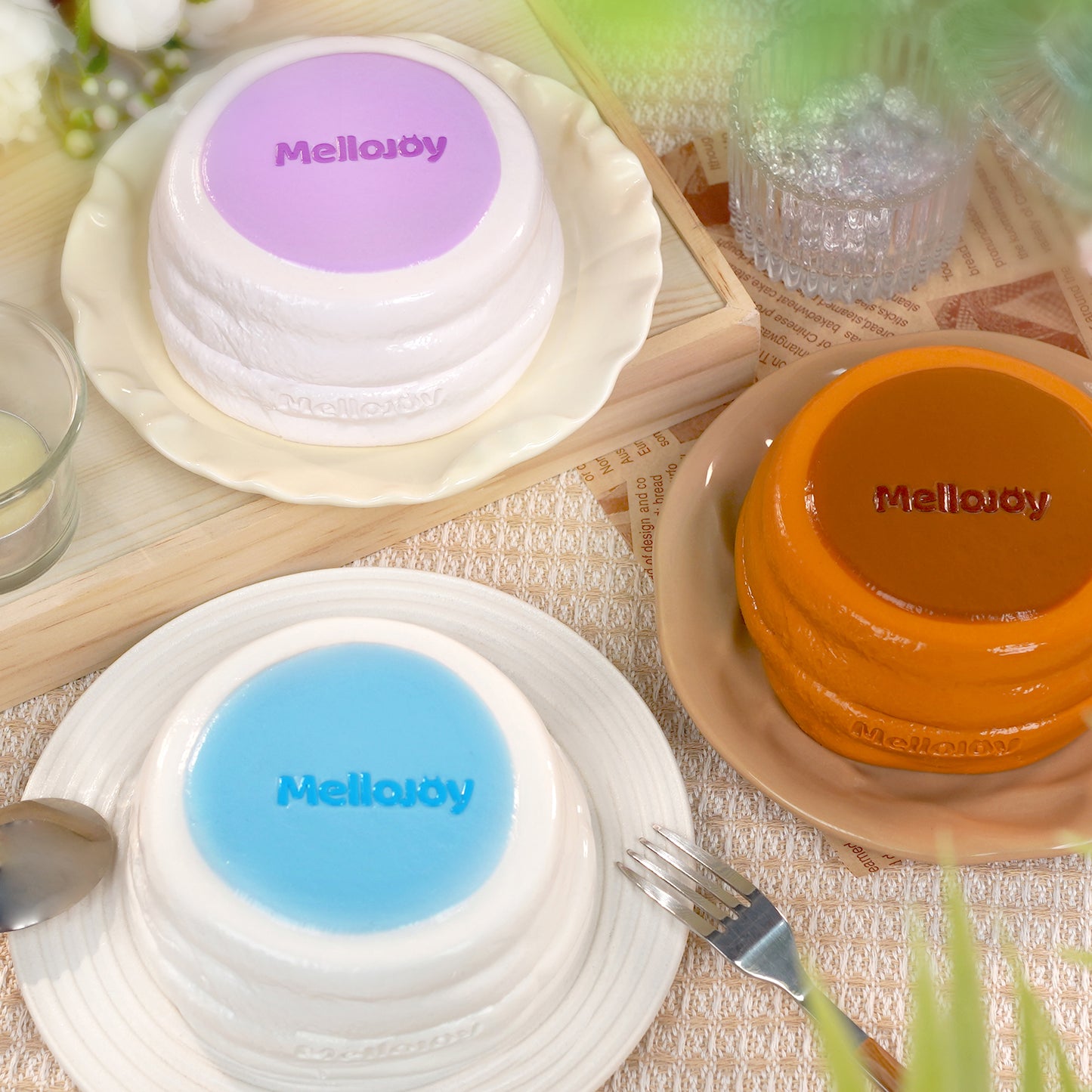 Mellojoy - 【3 PER PERSON!!!】 Soufflé - Large【Whipping Cream Texture】【370g】【Z001】