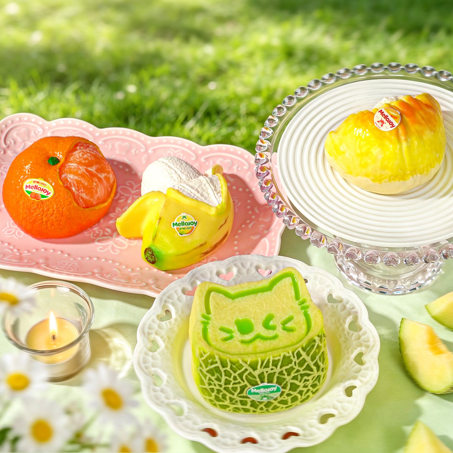Mellojoy -【 2 PER PERSON!!!】 Fruit Market【Fronzen Cream & Mousse Cream Texture】【189-230g】【Z050】