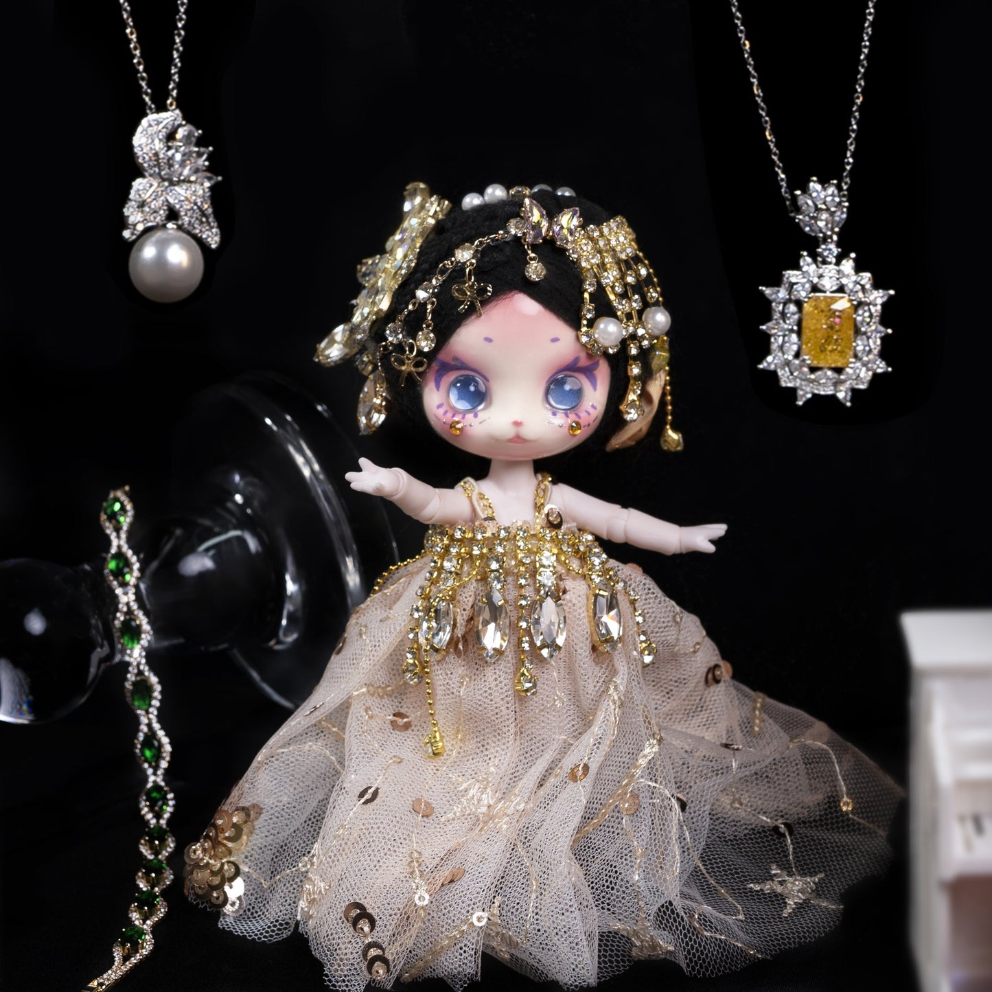 【Blind Box】Shimmer Flutter - Zircon&Rhinestone Jewelry