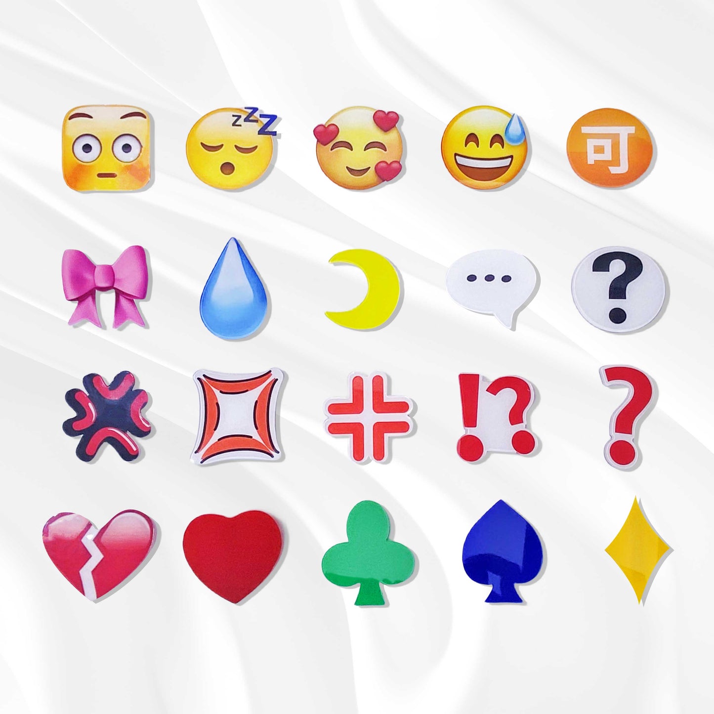 【A2564】Master of Emoji - Hair Clips