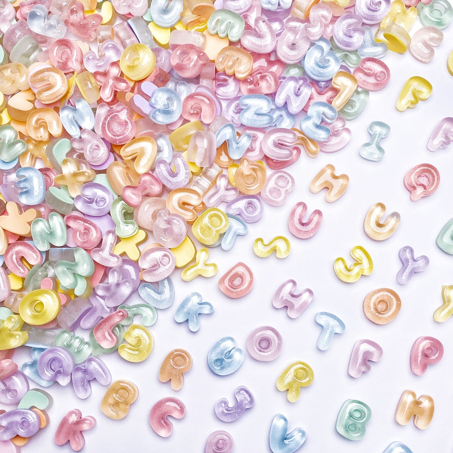 【S201】Chubby letters- Resin DIY