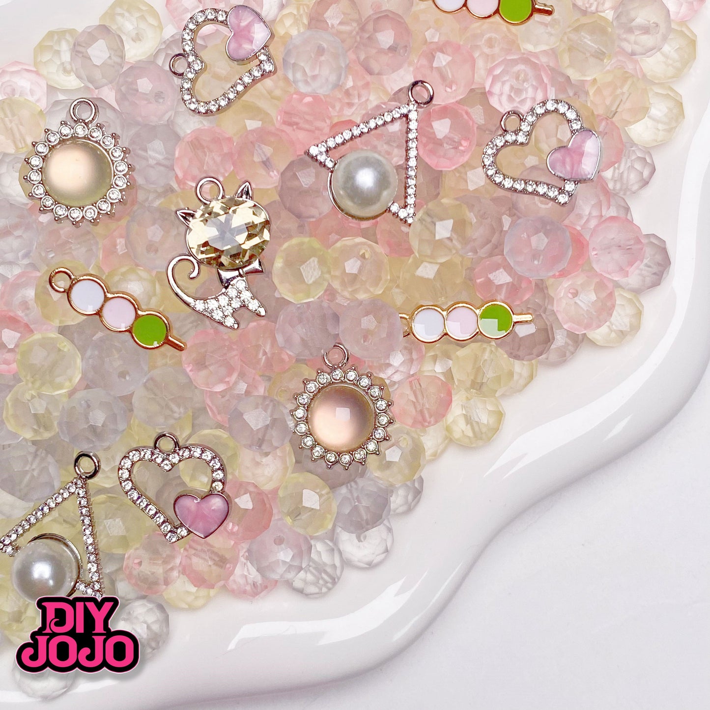 【S1491】Pastel Dream -  High Quality UV Reactive Glass Beads