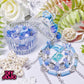【C1333】Perfect date (8'8.5'8*11'5*15')(Violet stone) -Luxury Stone & Resin Bead & High Quality Starlight Glass & Metal