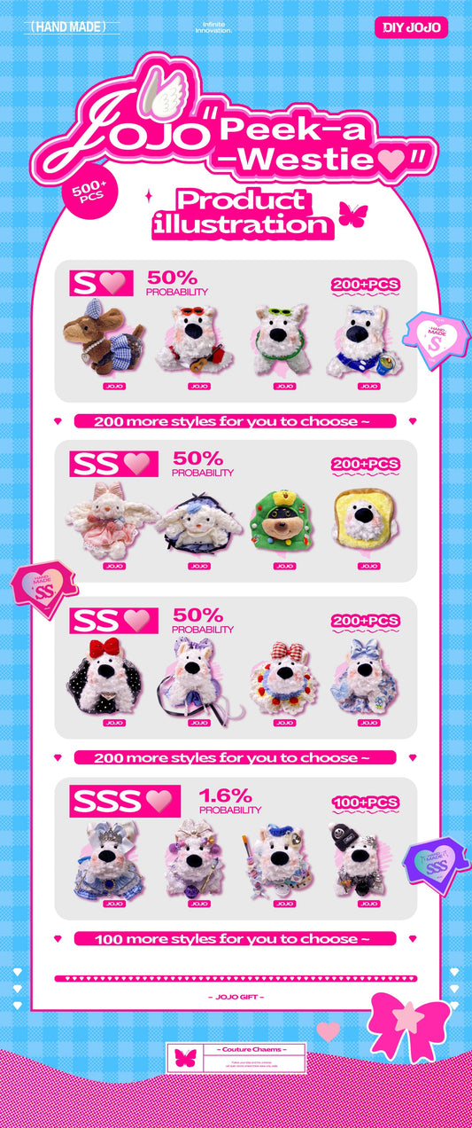 【ALEX】 DIY JOJO Peek-a-Westie-Plushy Box