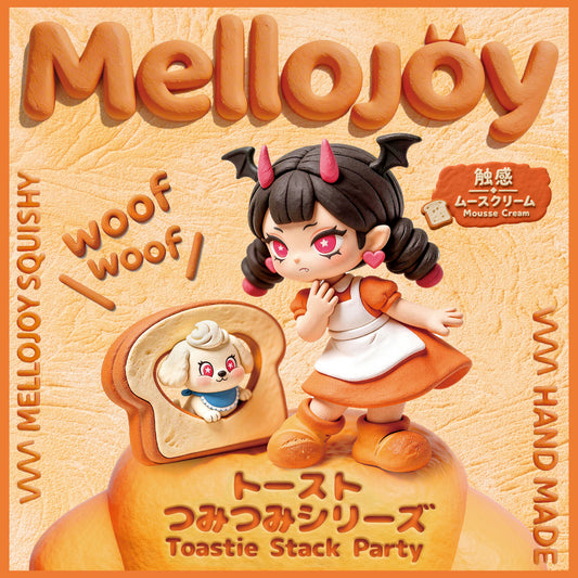 Mellojoy -【12 PER PERSON!!! 】Toastie Stack Party Series【Mousse Cream Texture】【244g】【A034】