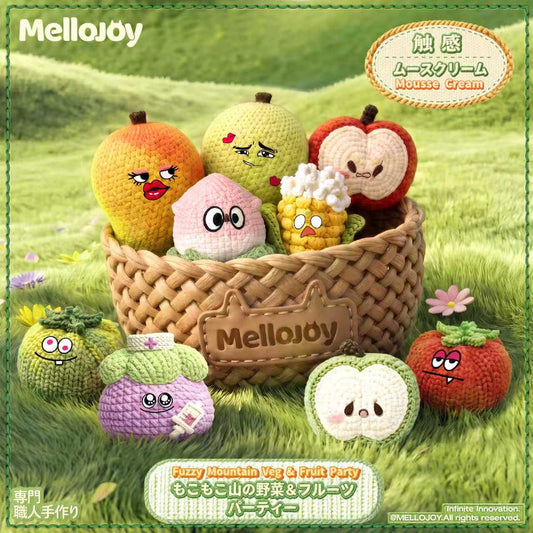 Mellojoy - 【6 PER PERSON!!!】Fuzzy Mountain Veg & Fruit Party【Mousse Gream Texture】【230g】【A040】