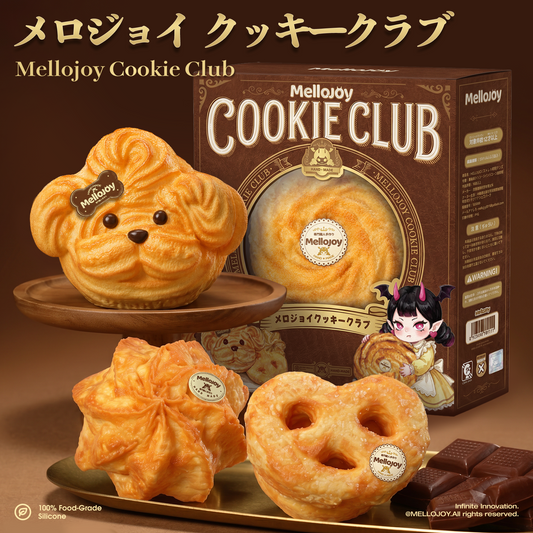 Mellojoy -  【 ONE OF EACH PER PERSON!!!】Cookie Club【Dry Yogurt /Mousse Cream/Frozen Cream Texture】【145g-170g】【Z074】