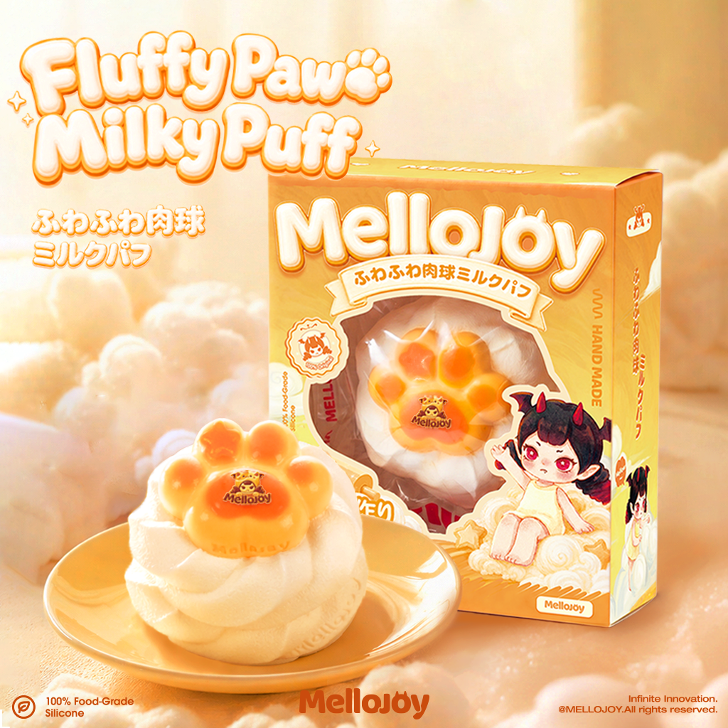 Mellojoy -【1 PER PERSON!!!】Fluffy Paw Milky Puff【Frozen Cream Texture】【217g】【Z078-1】