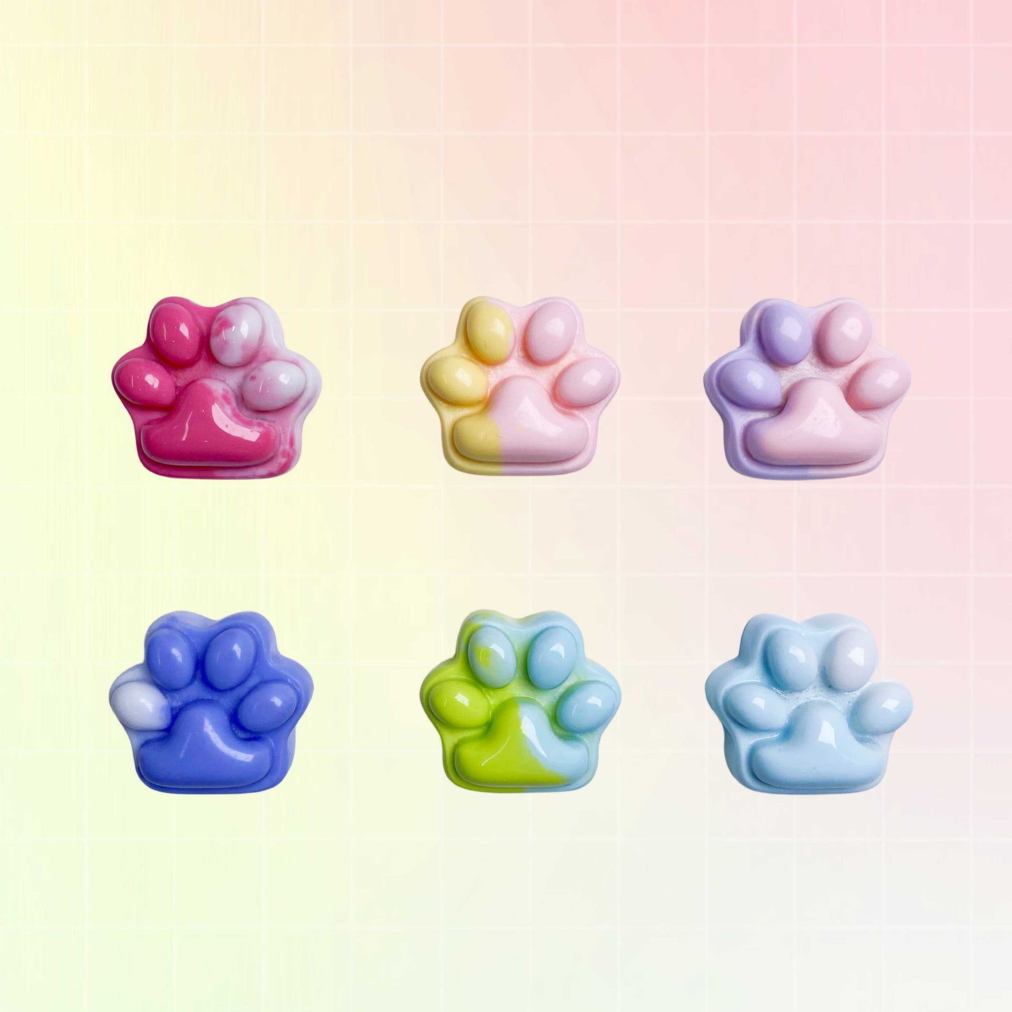 【A3178】Cute Cat PAWS-Big Resin DIY