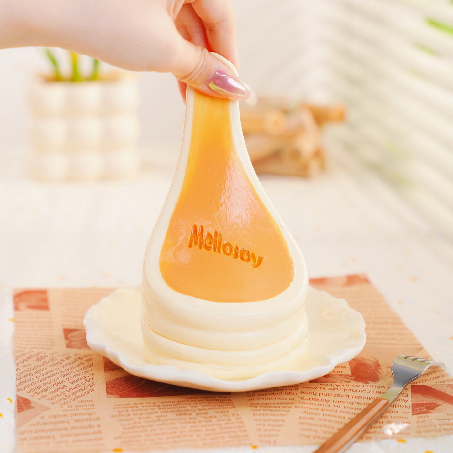 Mellojoy - 【3 PER PERSON!!!】 Soufflé - Large【Whipping Cream Texture】【370g】【Z001】