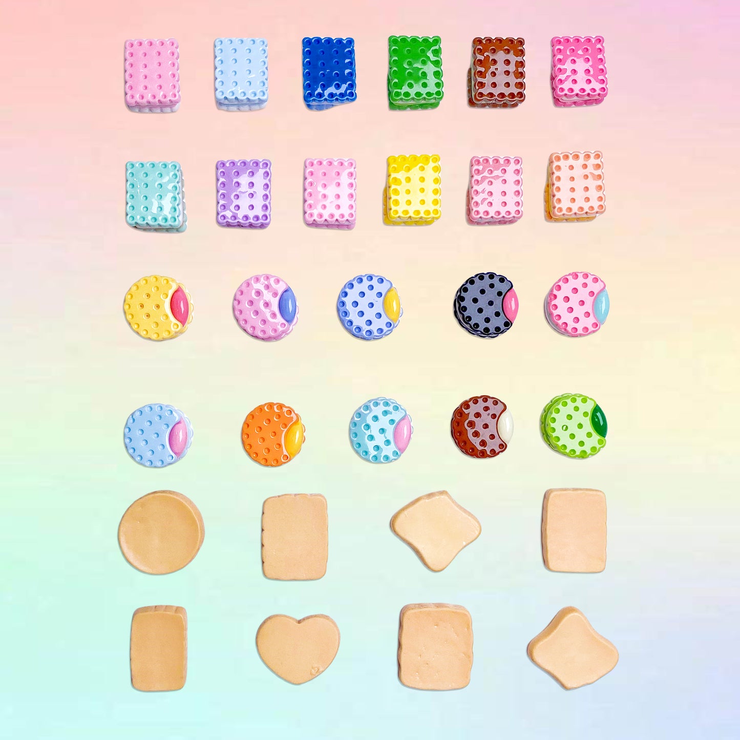 【A3070】Little Cookie Party - Big Resin DIY